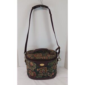 Gloria Vanderbilt Women's Overnight Bag Tapestry Makeup Travel Carry Tote Floral